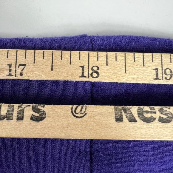 VTG 90s LSU Louisana State Tigers Shirt Adult Fits Medium Purple Faded Tee Tag L - Picture 15 of 15